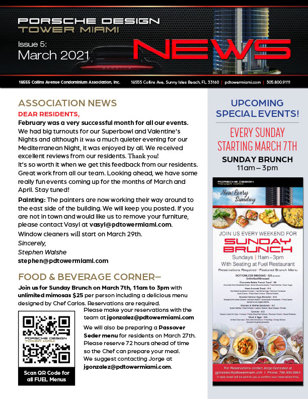 March 2021 Newsletter